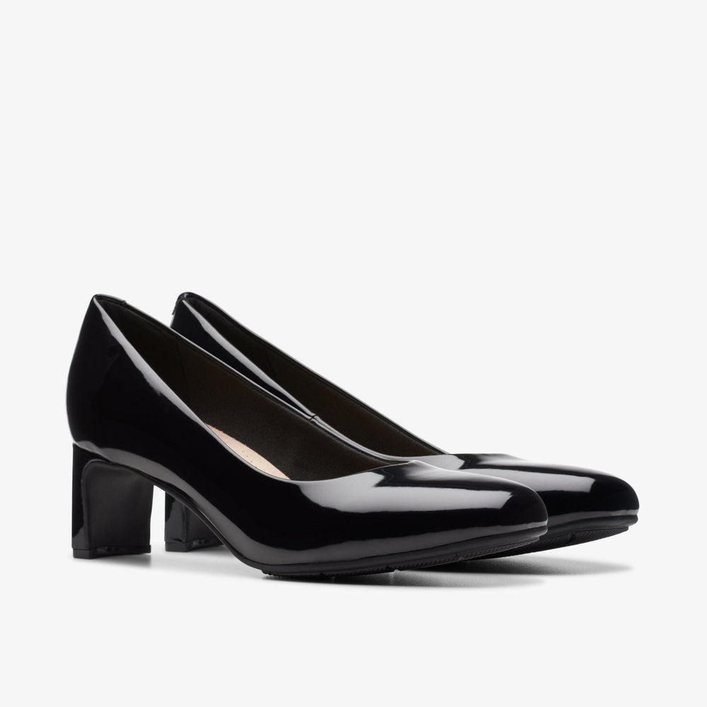 Kyndall Iris Black Patent | Clarks for sale