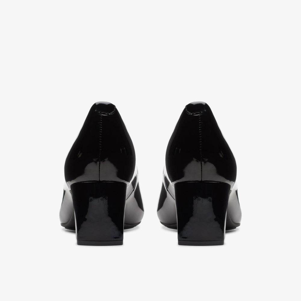 Kyndall Iris Black Patent | Clarks for sale