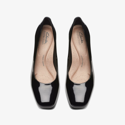 Kyndall Iris Black Patent | Clarks for sale