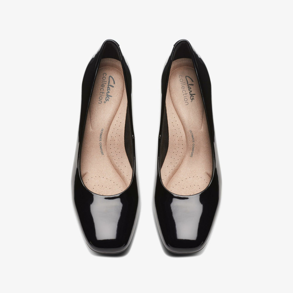 Kyndall Iris Black Patent | Clarks for sale