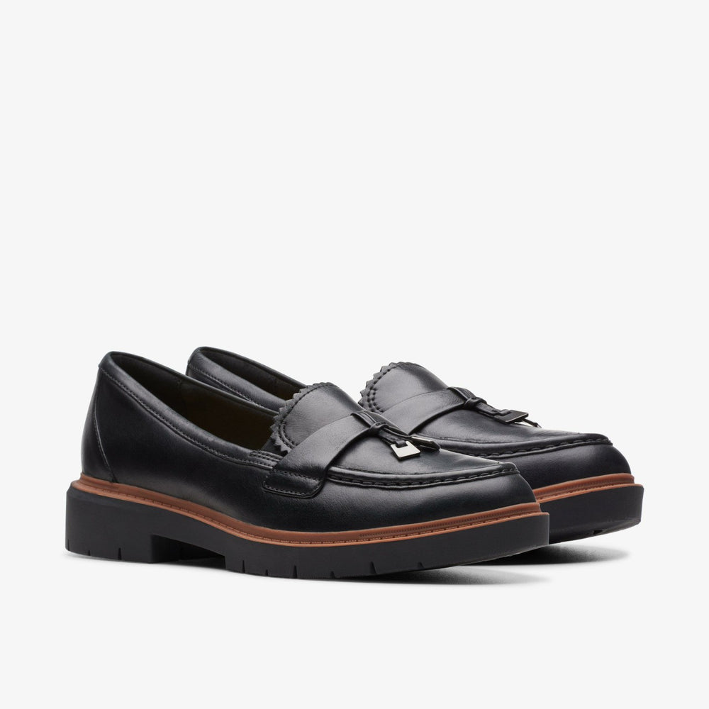 Westlynn Bella Black Leather | Clarks for sale