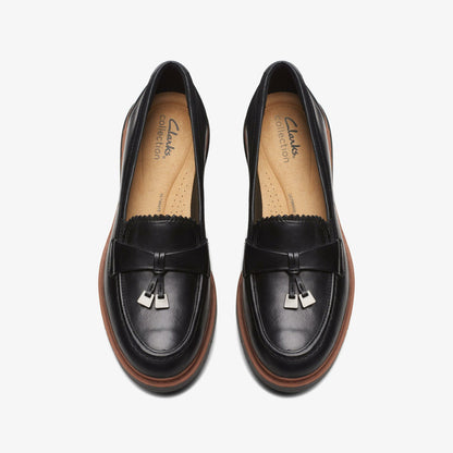 Westlynn Bella Black Leather | Clarks for sale