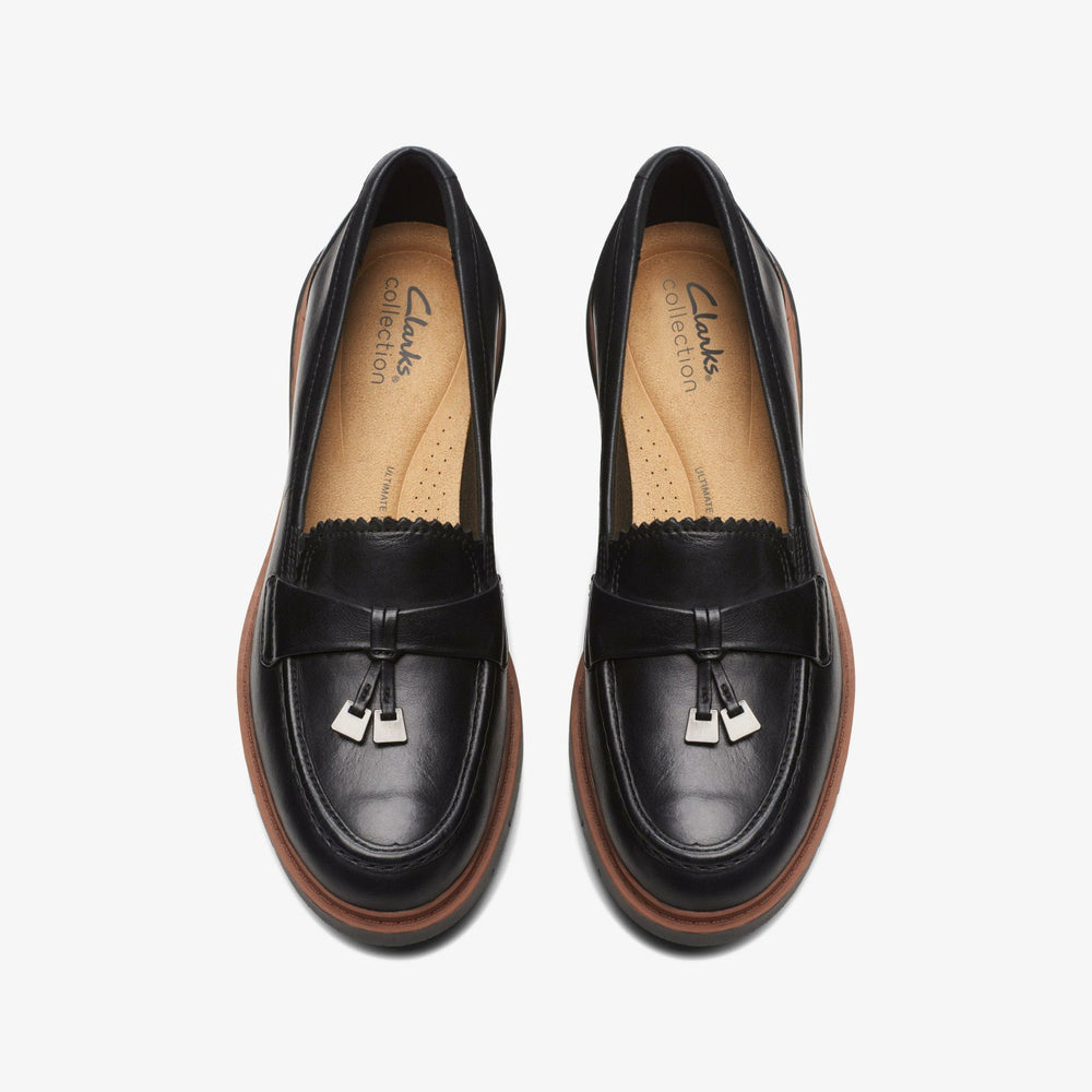 Westlynn Bella Black Leather | Clarks for sale