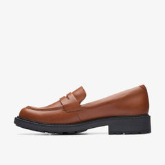 Orinoco 2 Penny Loafer Dark Tan Leather | Clarks online