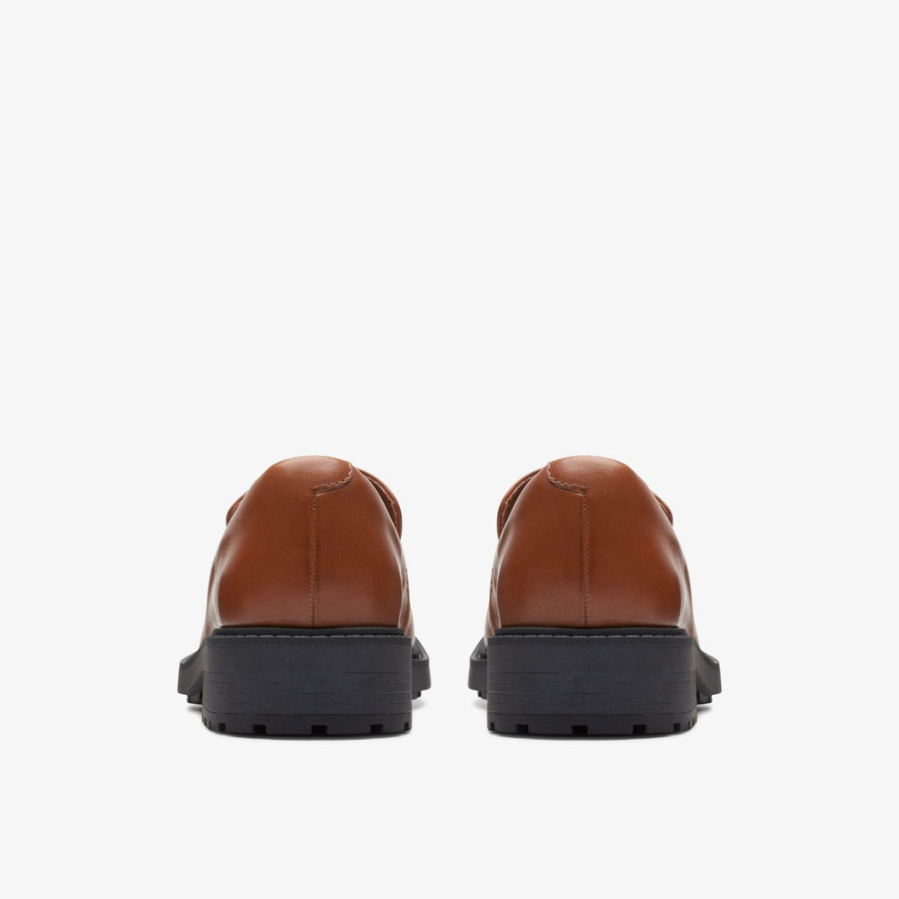 Orinoco 2 Penny Loafer Dark Tan Leather | Clarks online