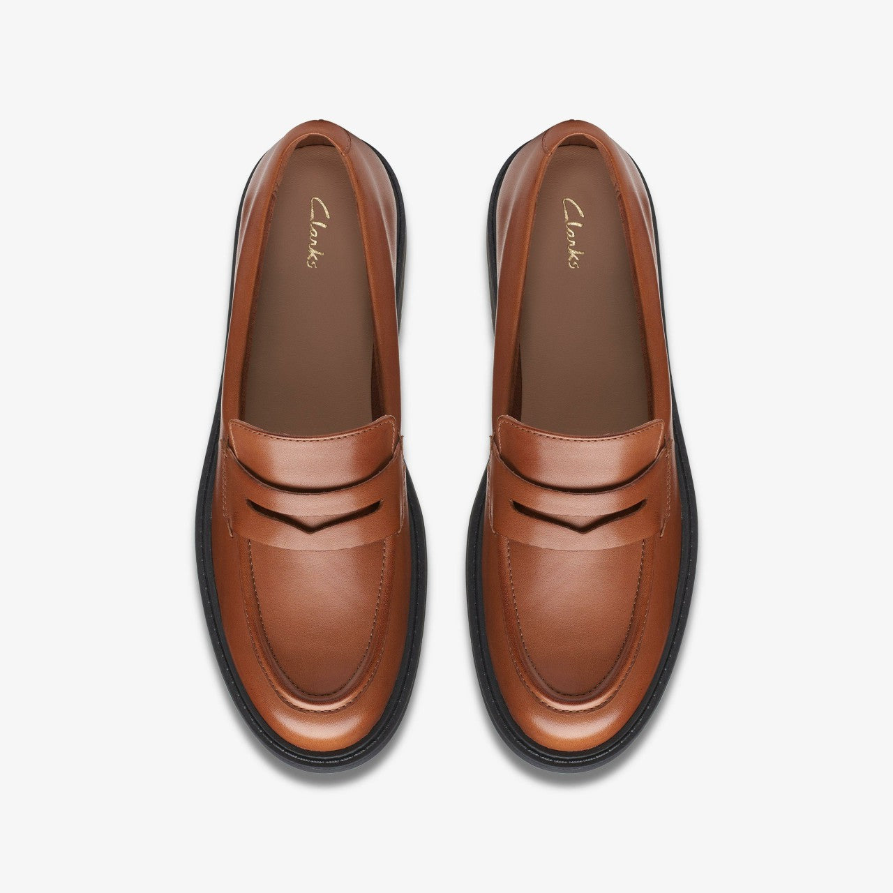 Orinoco 2 Penny Loafer Dark Tan Leather | Clarks online