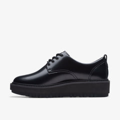 Orianna W Derby Black Leather | Clarks Sale