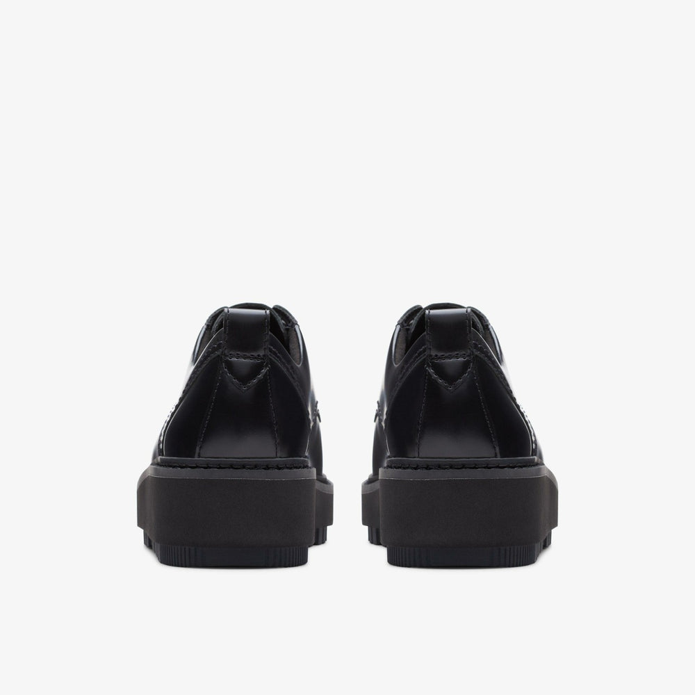 Orianna W Derby Black Leather | Clarks Sale