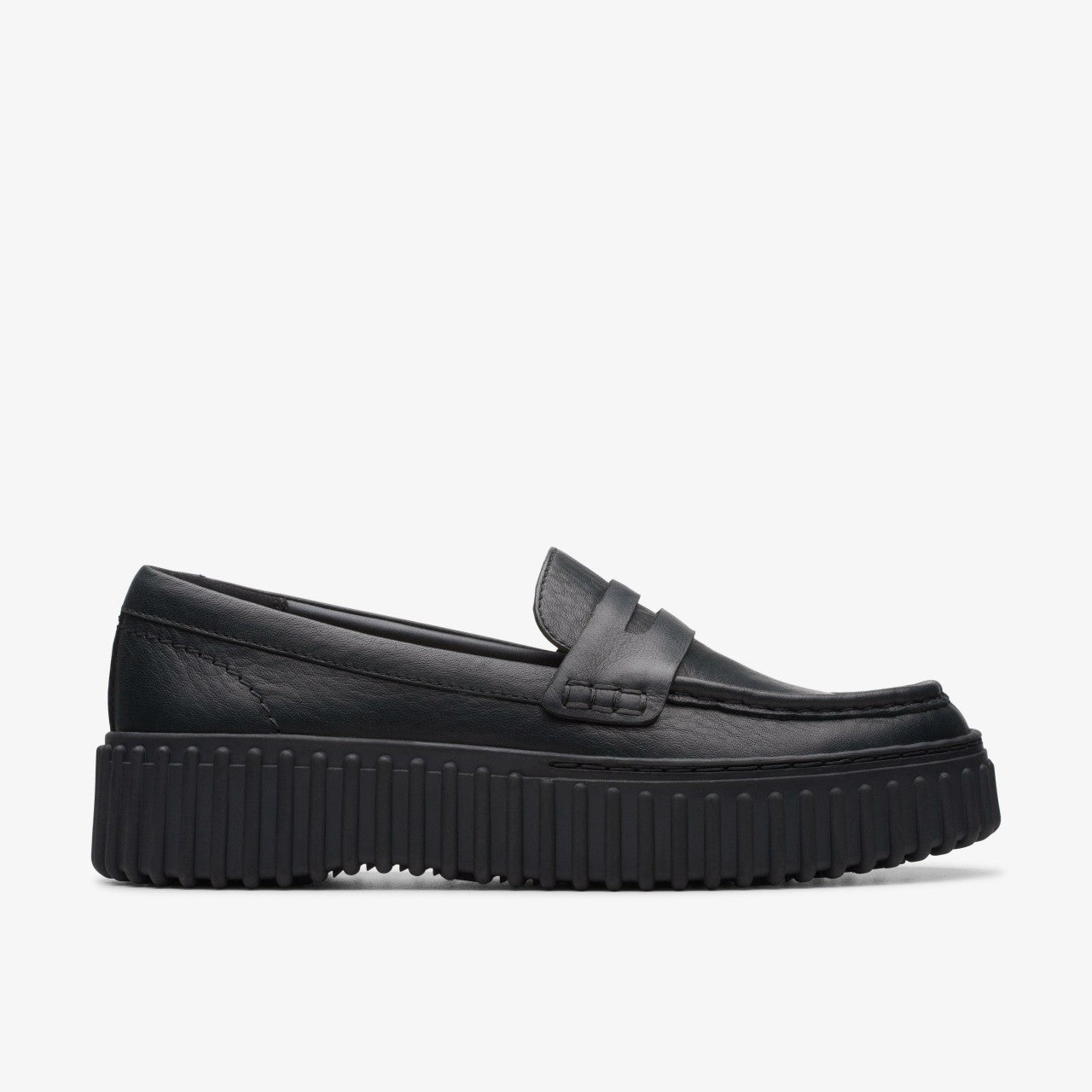 Torhill Penny Loafer Black Leather | Clarks outlet