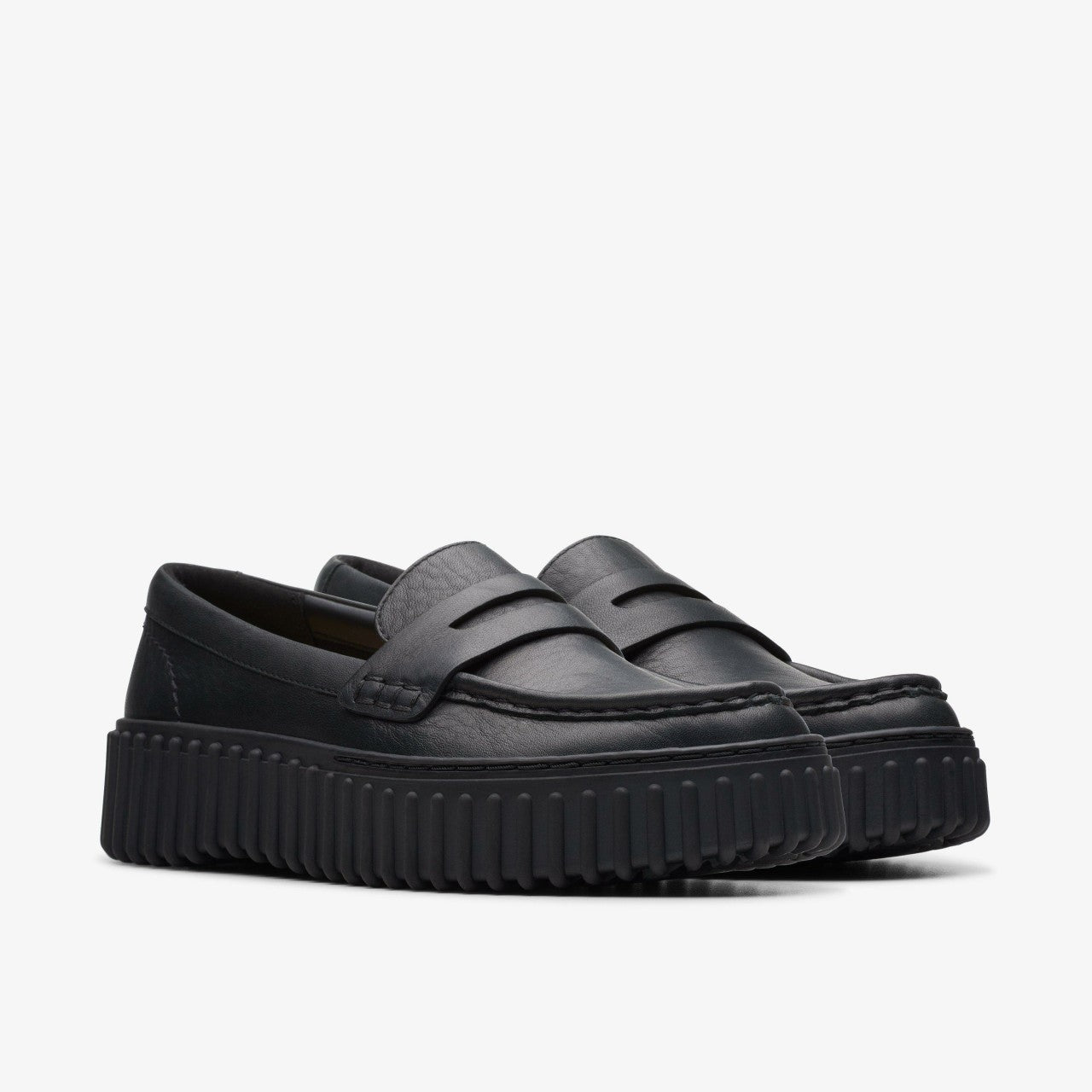 Torhill Penny Loafer Black Leather | Clarks outlet
