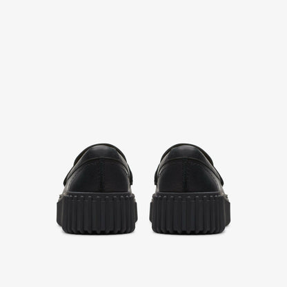 Torhill Penny Loafer Black Leather | Clarks outlet
