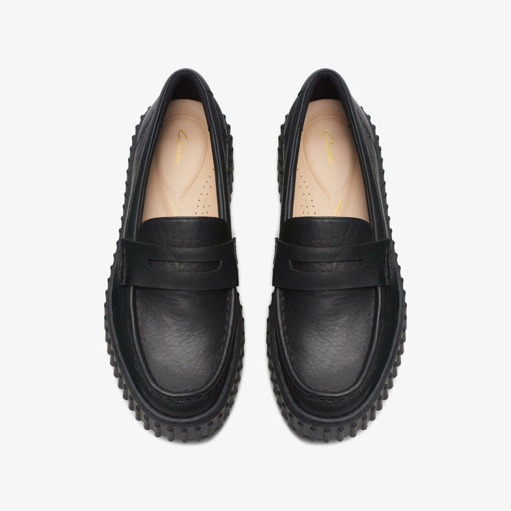 Torhill Penny Loafer Black Leather | Clarks outlet