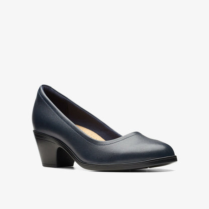 Emily2 Ruby Navy Leather | Clarks online