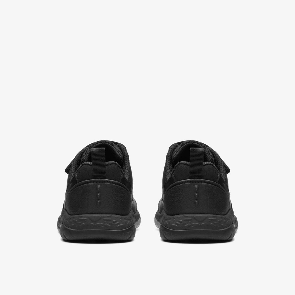 Steggy Stride Kid Black Leather | Clarks outlet
