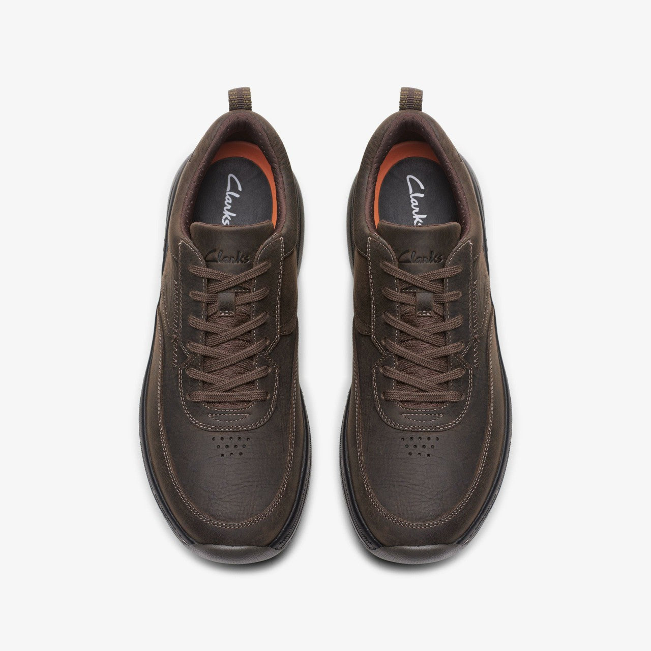 Clarks Pro Lace Dark Brown Tumbled | Clarks online