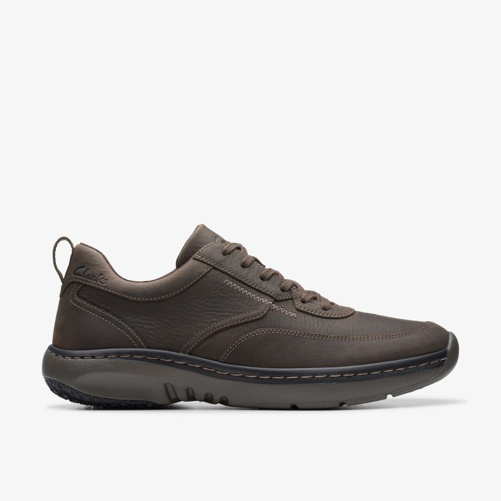 Clarks Pro Lace Dark Brown Tumbled | Clarks online