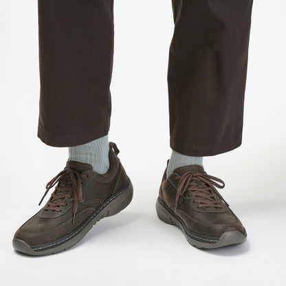 Clarks Pro Lace Dark Brown Tumbled | Clarks online