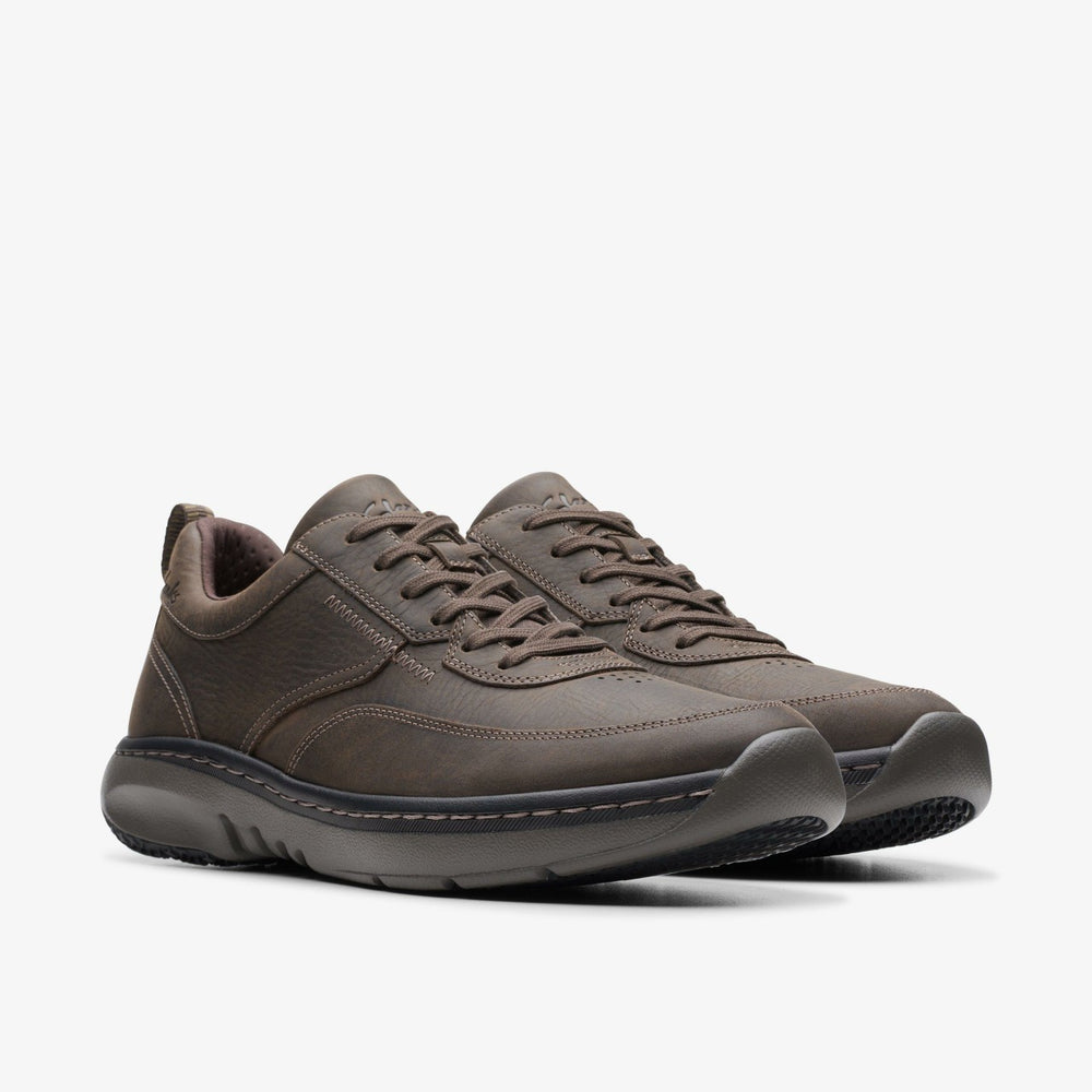 Clarks Pro Lace Dark Brown Tumbled | Clarks online