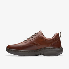 Clarks Pro Lace Dark Tan Leather | Clarks on Sale