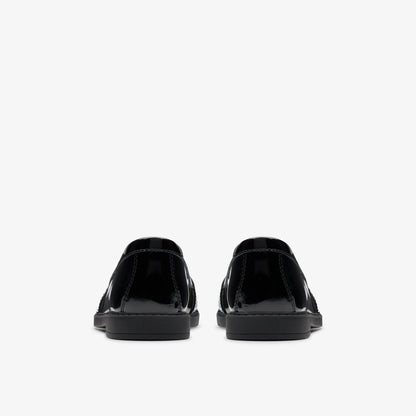 Scala Loafer Kid Black Patent | Clarks online
