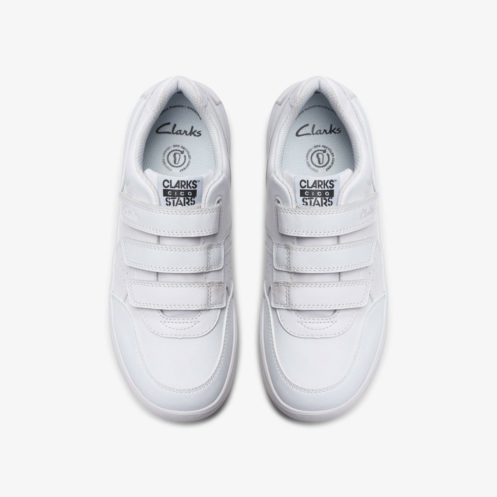 CICA Star Orb Youth White | Clarks Sale
