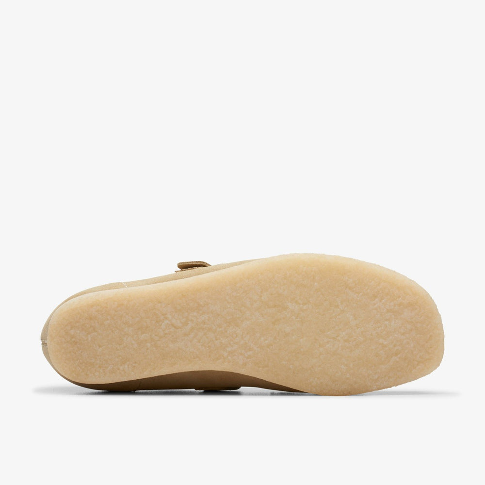 Wallabee T Bar Maple Suede | Clarks discount