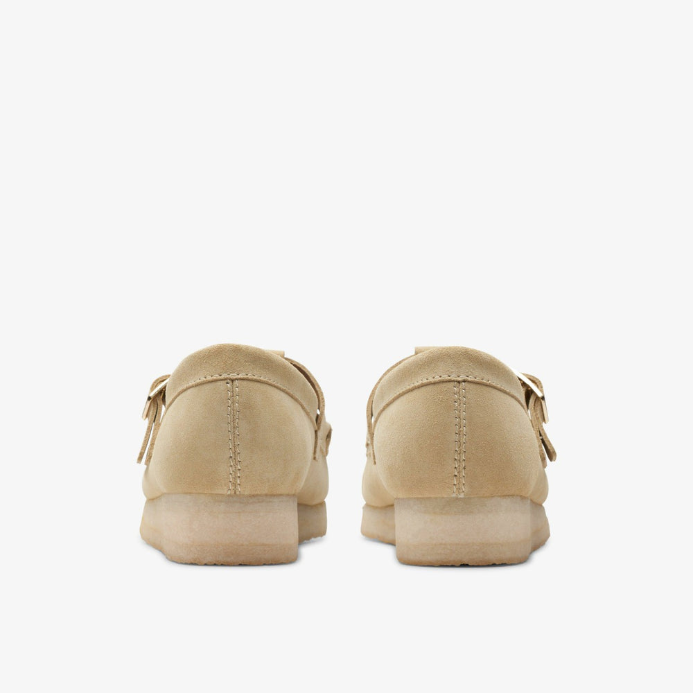 Wallabee T Bar Maple Suede | Clarks discount