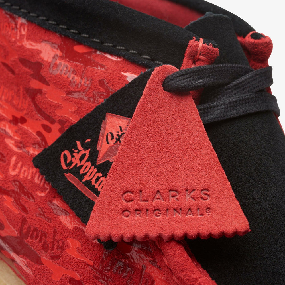 Wallabee Boot Red Camouflage | Clarks on Sale