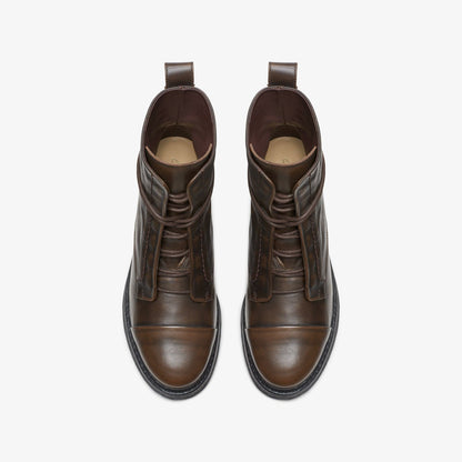 Rixley Lace Dark Brown Leather | Clarks for sale