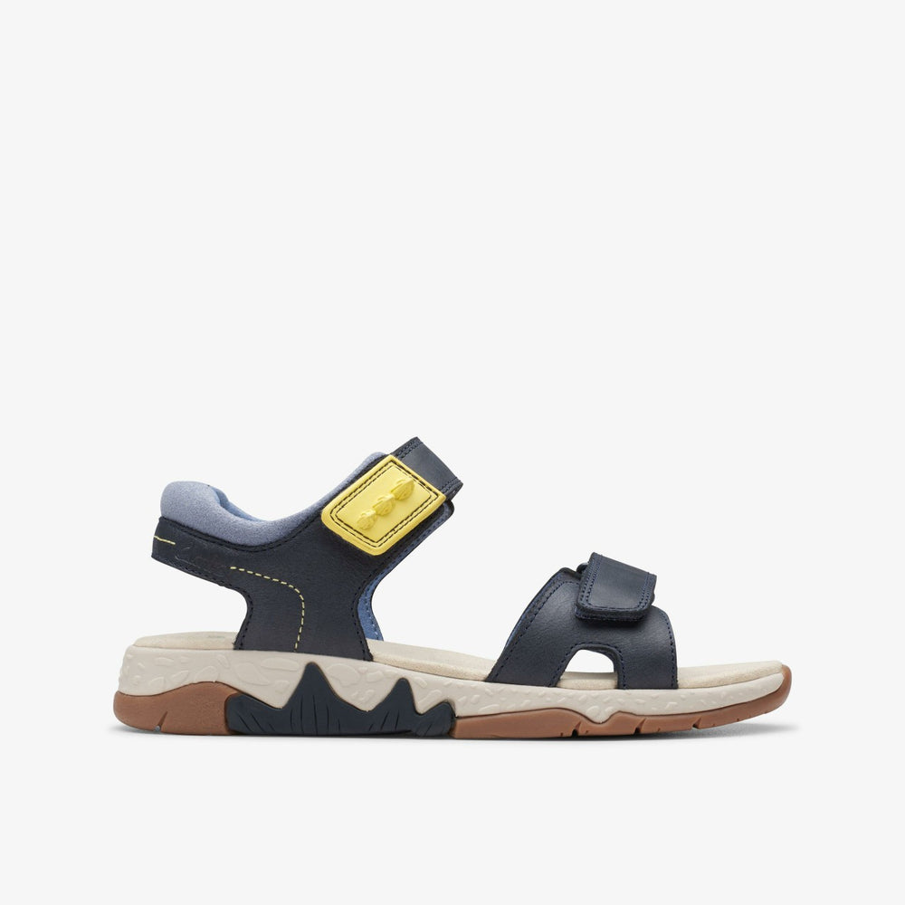 Spiney Step Kid Navy | Clarks outlet