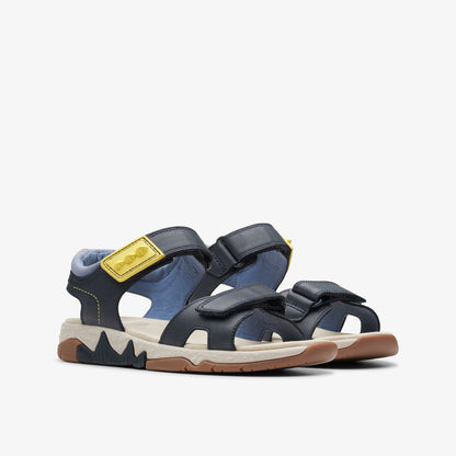 Spiney Step Kid Navy | Clarks outlet