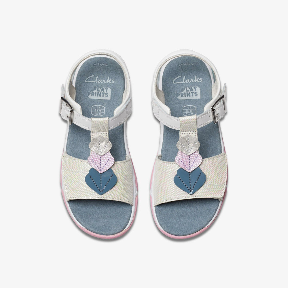 Osian Charm Kid White | Clarks discount