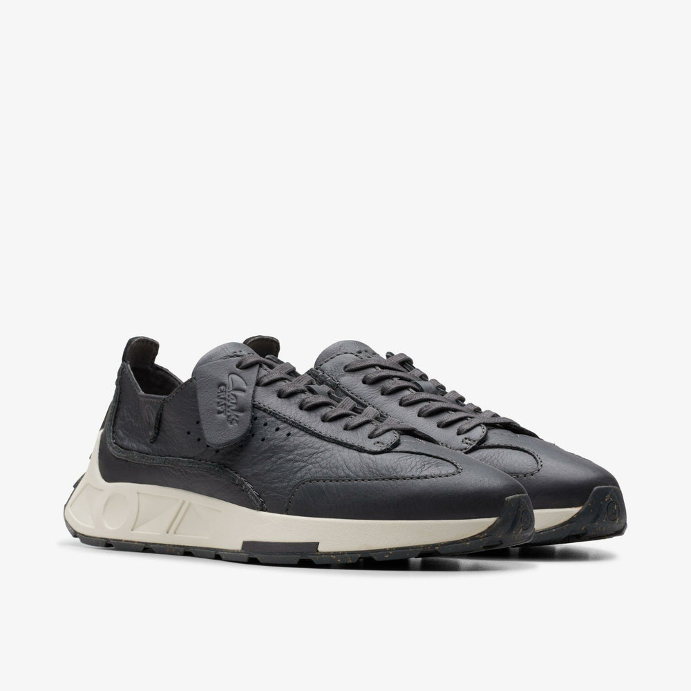 Craft Speed Dark Grey Leather | Clarks for sale