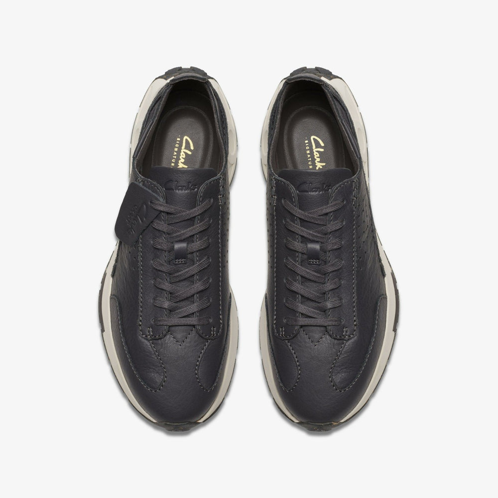 Craft Speed Dark Grey Leather | Clarks for sale