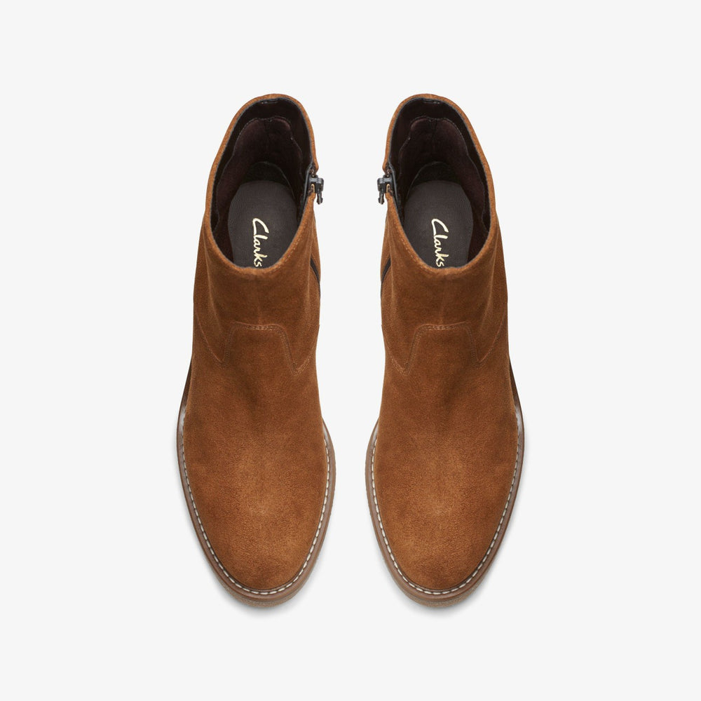 Colden Up Dark Tan Suede | Clarks online