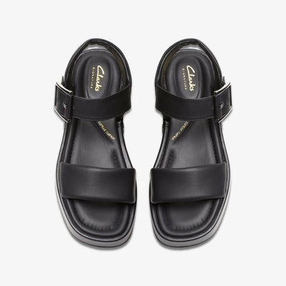 Alda Strap Black Leather | Clarks online