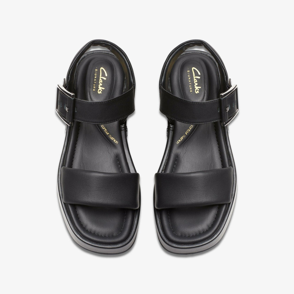 Alda Strap Black Leather | Clarks online