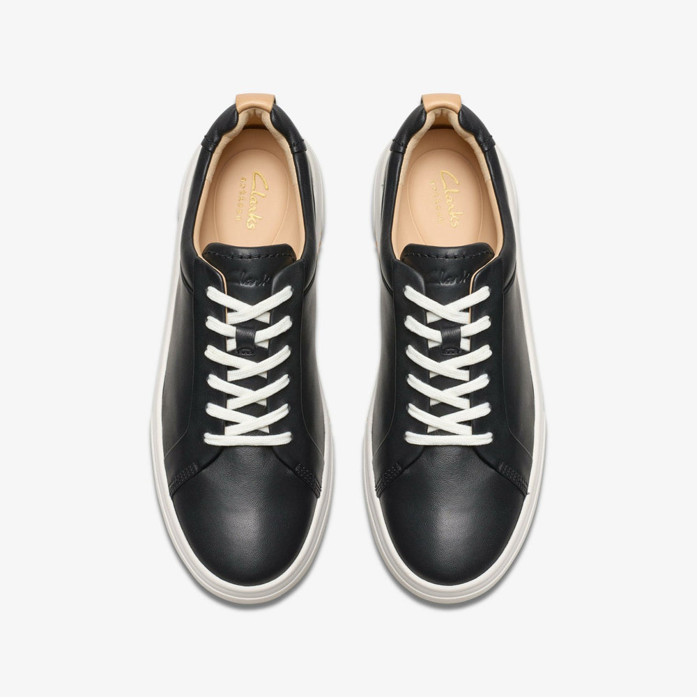 Hollyhock Walk Black Leather | Clarks online