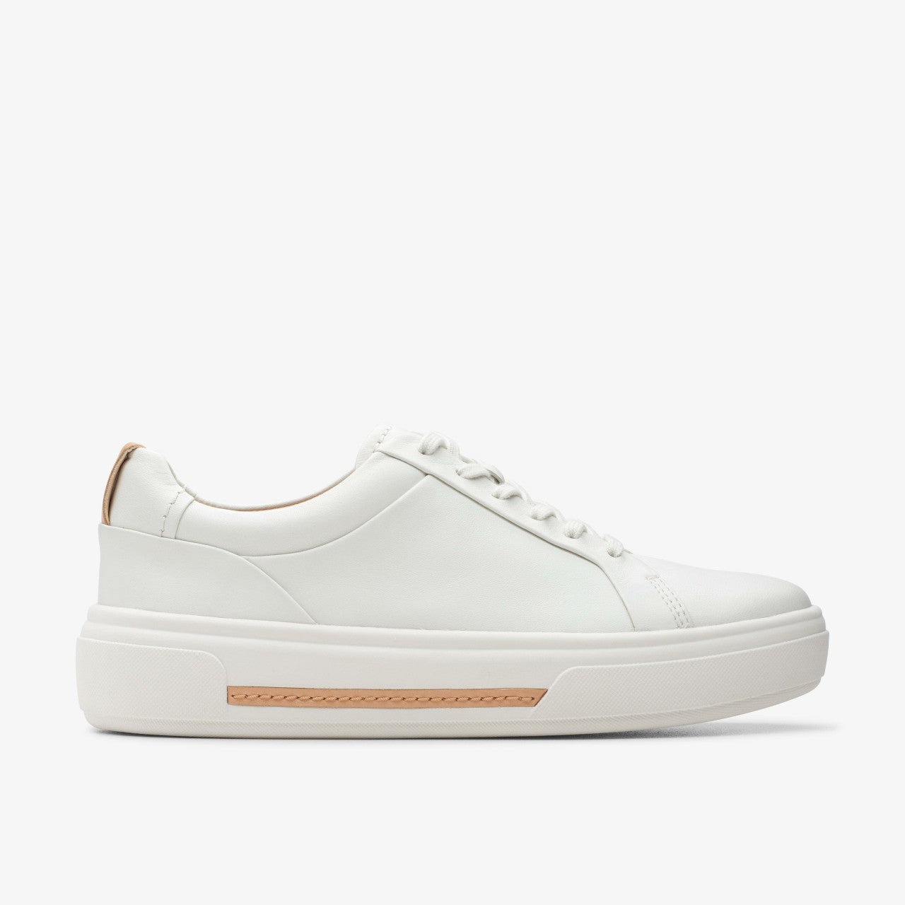 Hollyhock Walk Off White Leather | Clarks on Sale