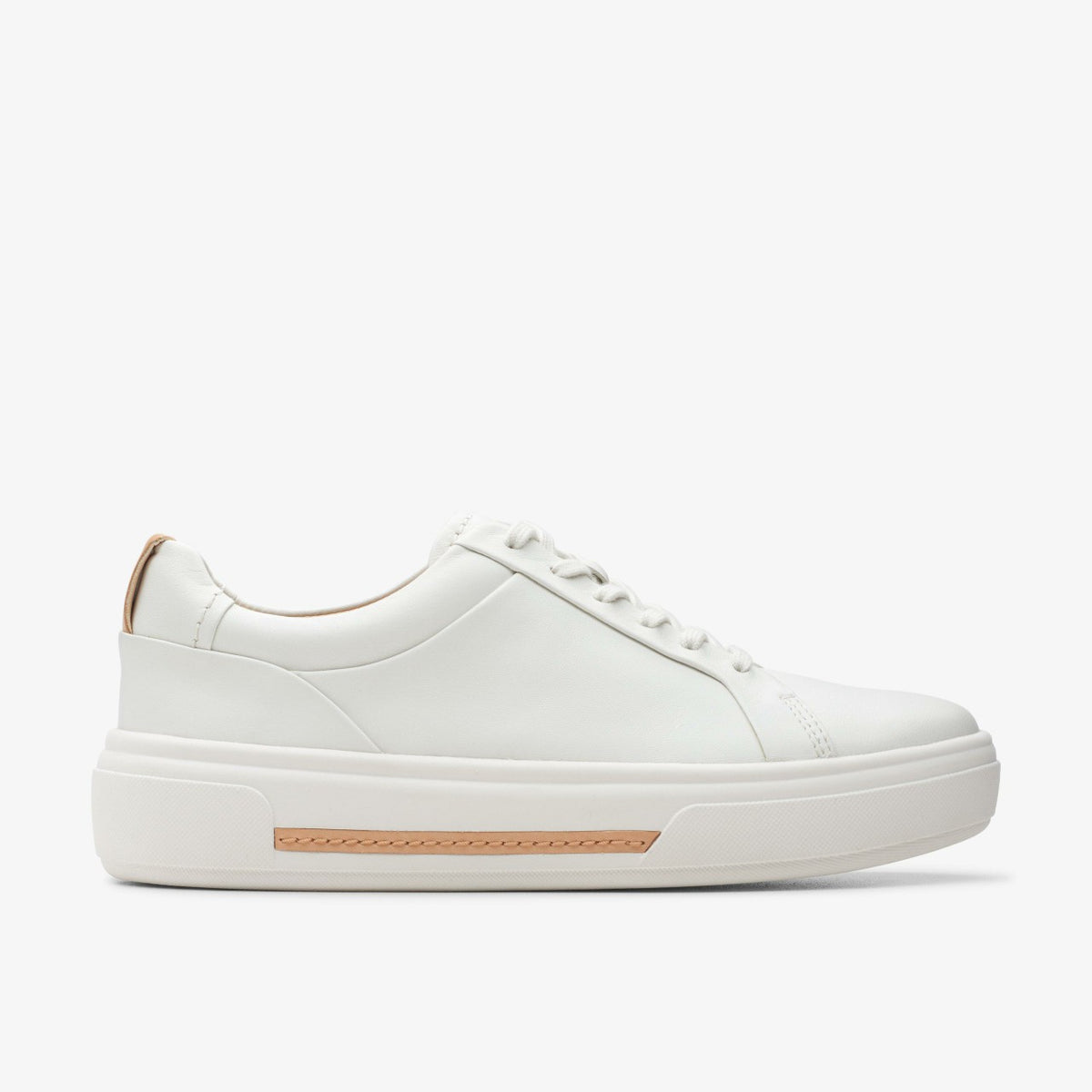 Hollyhock Walk Off White Leather | Clarks on Sale