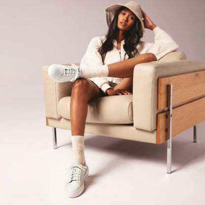 Hollyhock Walk Off White Leather | Clarks on Sale