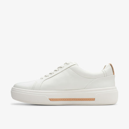 Hollyhock Walk Off White Leather | Clarks on Sale