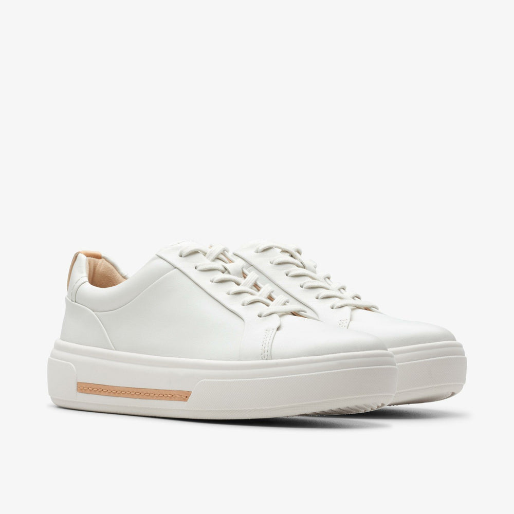 Hollyhock Walk Off White Leather | Clarks on Sale
