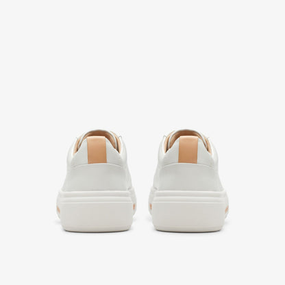 Hollyhock Walk Off White Leather | Clarks on Sale