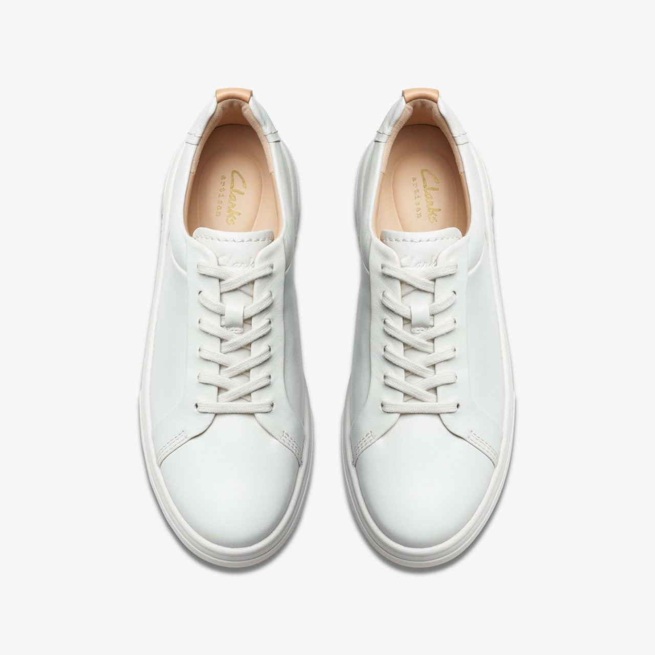 Hollyhock Walk Off White Leather | Clarks on Sale