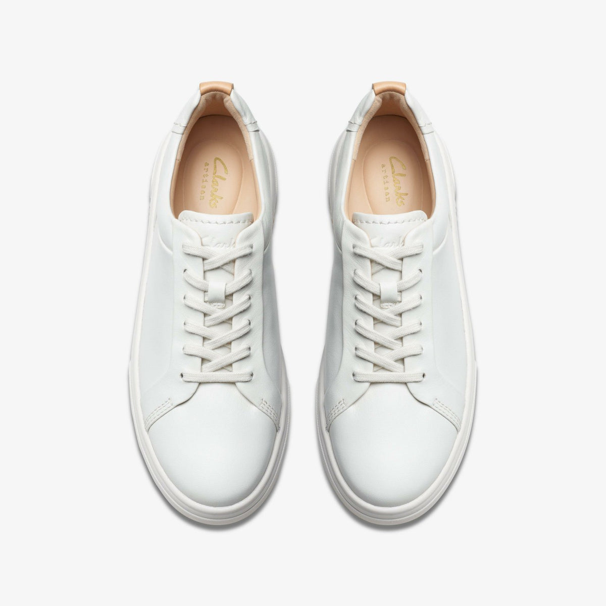 Hollyhock Walk Off White Leather | Clarks on Sale