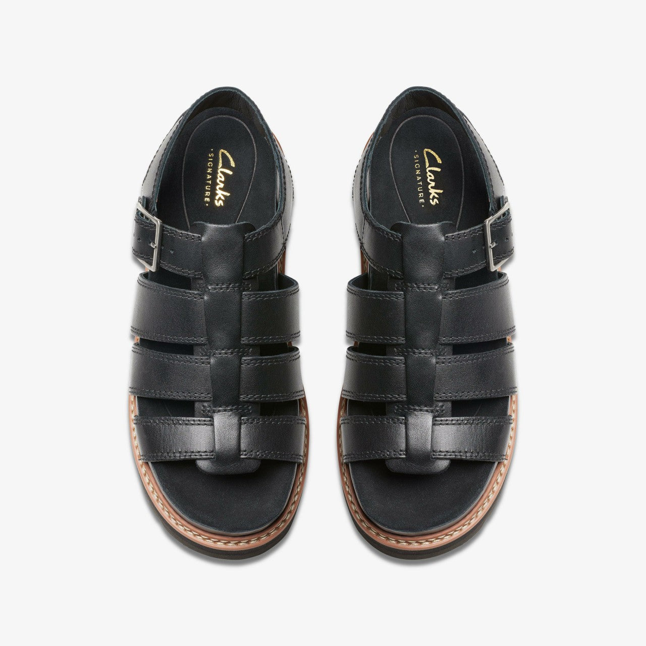 Orianna Twist Black Leather | Clarks for sale