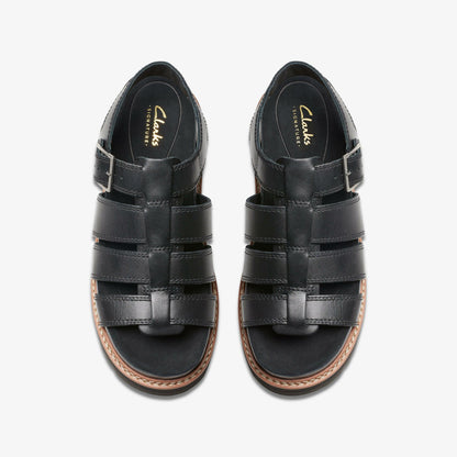 Orianna Twist Black Leather | Clarks for sale