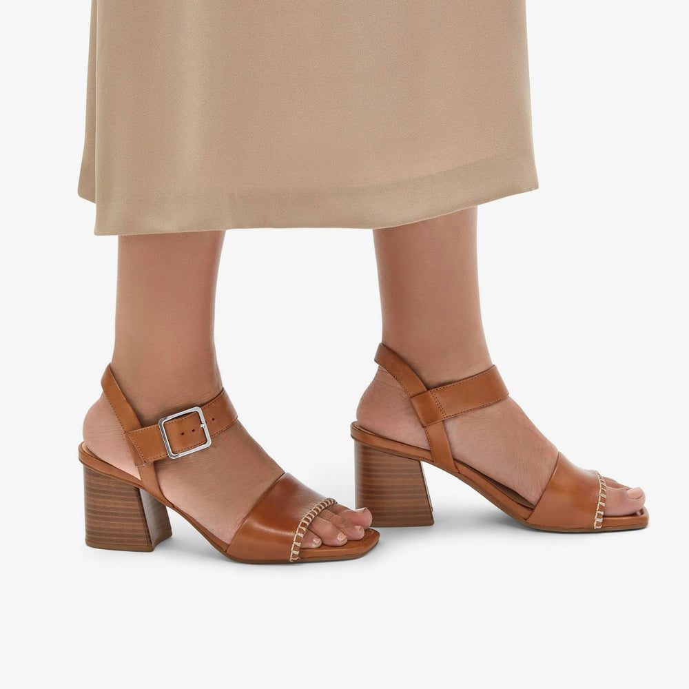 Siara 65 Buckle Tan Leather | Clarks discount