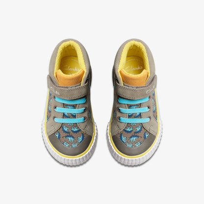Foxing Roar Hi Toddler Sage Combination | Clarks discount